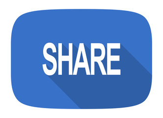 share flat design modern icon