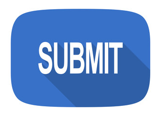 submit flat design modern icon