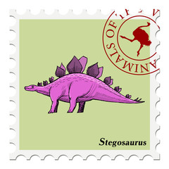 stamp with animal