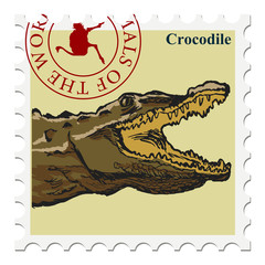 stamp with animal