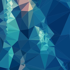 Ball Blue Abstract Low Polygon Background