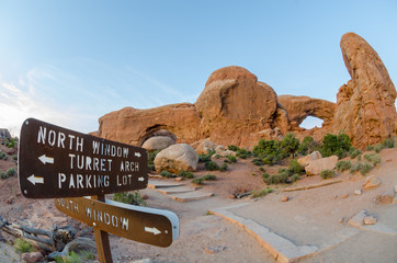 Spectacles and Turret Arches  with Signs © kellyvandellen