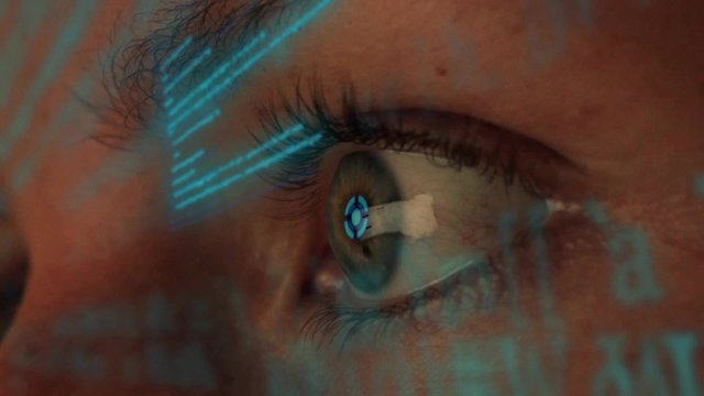 Futuristic Hacker Coding