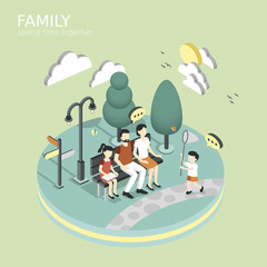 family spend time together concept