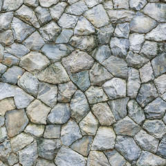 Stone wall Texture of different forms stones similar to wall