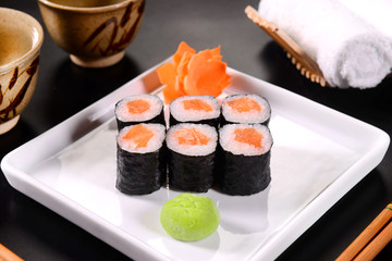 Salmon sushi