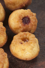 Cakes with jam