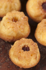 Cakes with jam