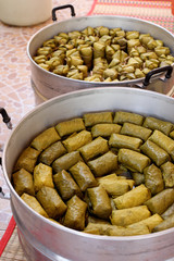 Bananas with Sticky Rice (Khao Tom Mat or Khao Tom Pad), Traditi