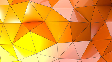 Background - orange triangles