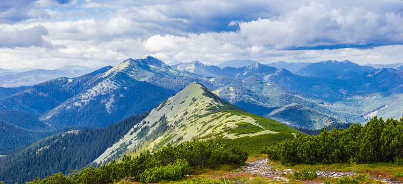 Carpathian autumn landscape