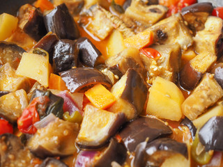 Aubergine vegetables