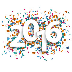 2016 White Background Confetti