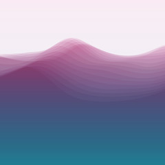 Water Wave. Vector Illustration For Your Design.