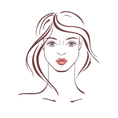 Beautiful Woman Portrait. 