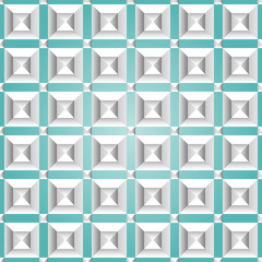 Fototapeta premium Isometric seamless pattern.