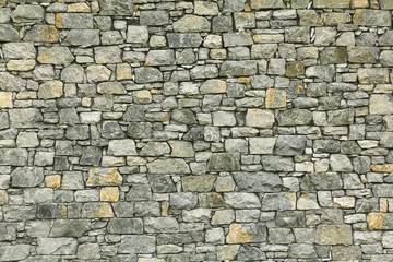 Fotobehang Achtergrond van stenen muur textuur © angelo lano