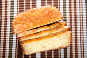 Homemade rice bread