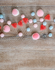 candy in the form of heart 