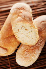 Homemade baguettes