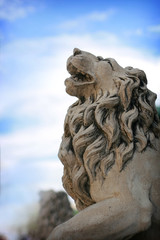 Fototapeta premium Statue of lion