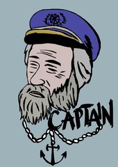 Obraz premium Captain