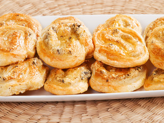 Salty pinwheel cookies