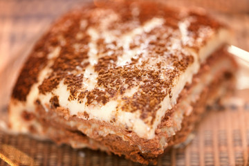 Homemade banana cake