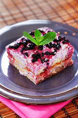 Blueberry tiramisu