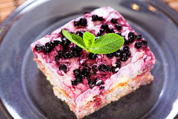 Blueberry tiramisu
