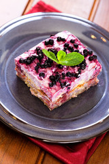 Blueberry tiramisu