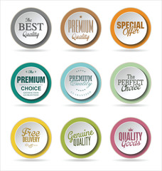 Modern vector banners set