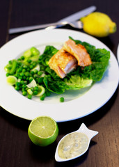 Roasted Salmon and Vegetables