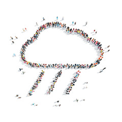 people  shape cloud weather