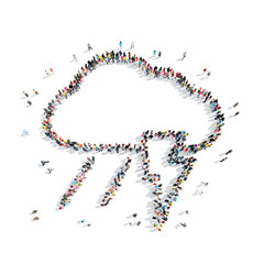 people  shape cloud weather