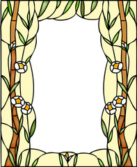 Fototapeta premium Bamboo frame