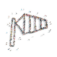 people  shape  flag cartoon