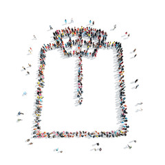 people shape  scales cartoon