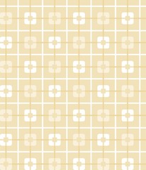 Light yellow, ochre, geometric, seamless pattern, squares, background. 