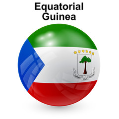 Fototapeta premium Equatorial Guinea flag