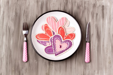 hearts on a plate, do what you love