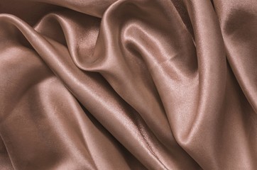 Texture brown satin, silk background