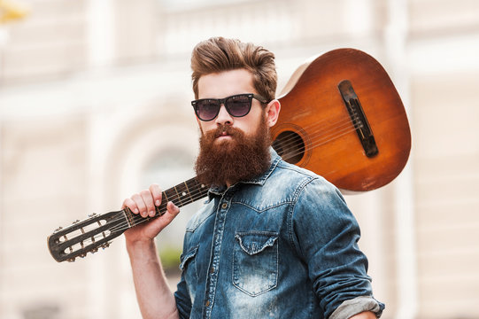 Just me and my guitar. 