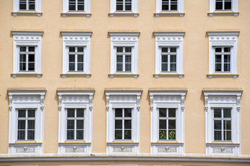 Fototapeta na wymiar Fassadenansicht in Salzburg