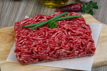 Minced beef