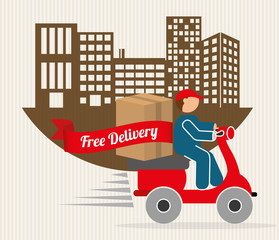 Free delivery design.