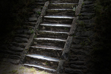 Treppe zum Licht - Steps to the Light