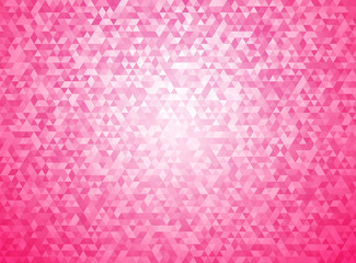 Fototapeta premium simple triangular pink love background with vignette