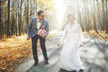 Groom and bride together.