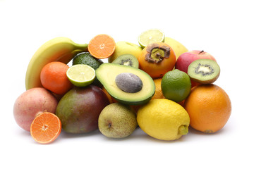 Assortment of exotic fruits